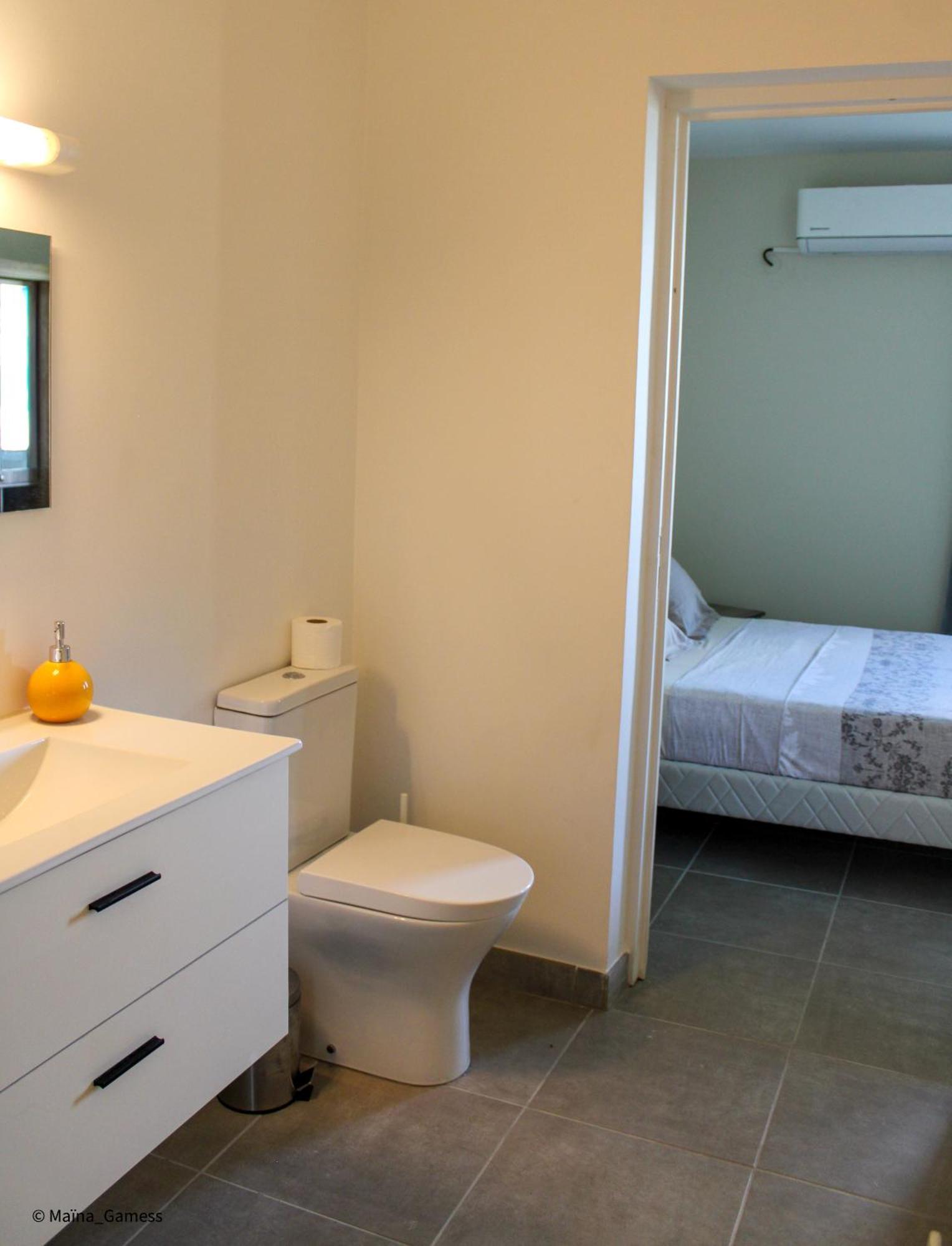 Bas De Villa F2 Neuf Avec Terrasse Et Piscine 勒迪亚芒 外观 照片